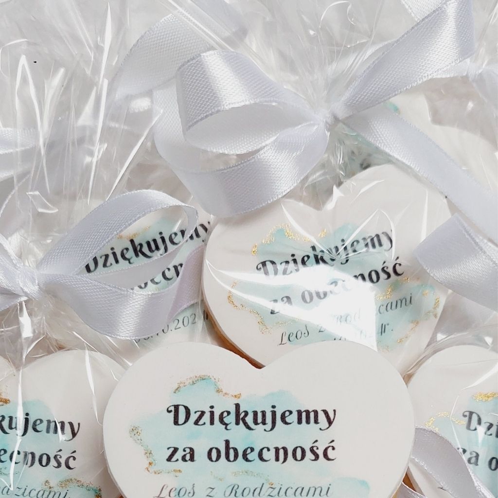 Serduszko z wydrukiem, pozłacane - obrazek 2