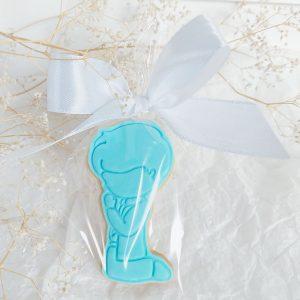 Ciastko chłopiec, w woreczku ze wstążeczką