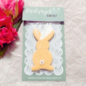 Ciastko króliczek na kartoniku